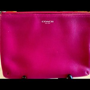 Authentic Coach Genuine Leather Tech Case